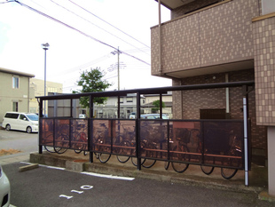 屋根付き自転車置き場も設置OK~