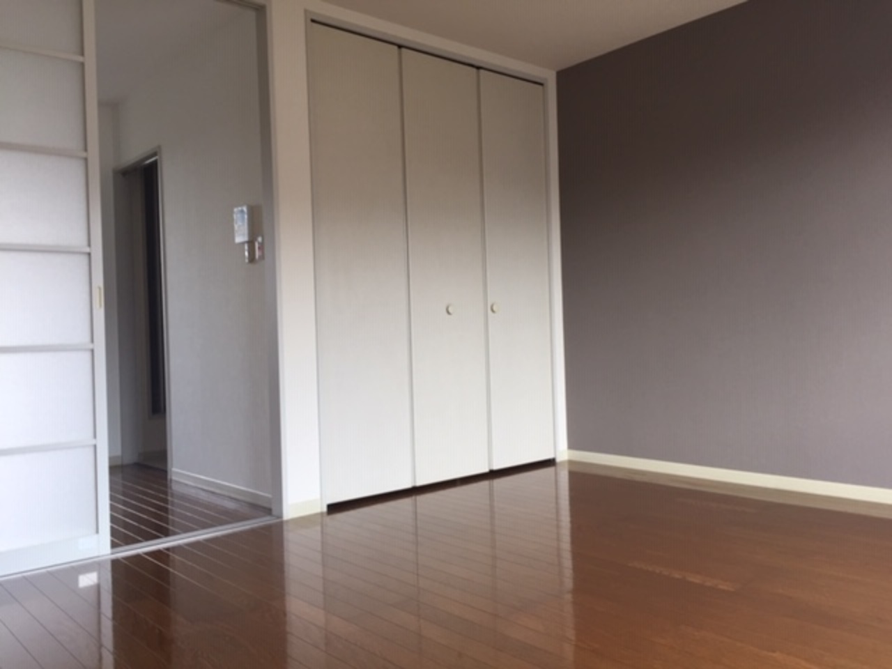 お部屋の収納扉を閉めた感じ