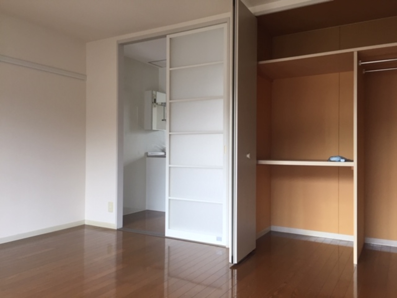 パッと収納扉を開けるとこんな感じになっちゃったぁ～