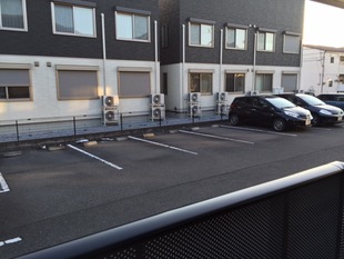 ベランダからの眺望。P1台込！