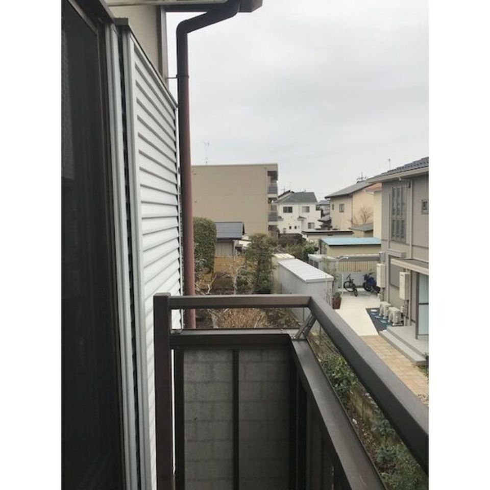 バルコニーでたそがれ～！